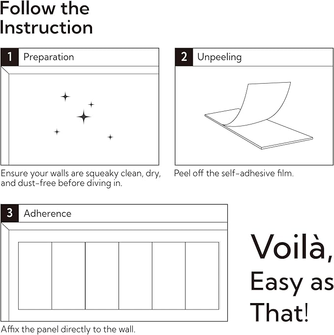 Olanglab Peel and Stick Wall Panels 6 Pack, 23.6 x 11.8 per Wall Panels, Acoustic Wall Panels, Sound Absorbing Wall Art for Home Studio and Office, Light Natural Oak Pattern, Sleek Lines