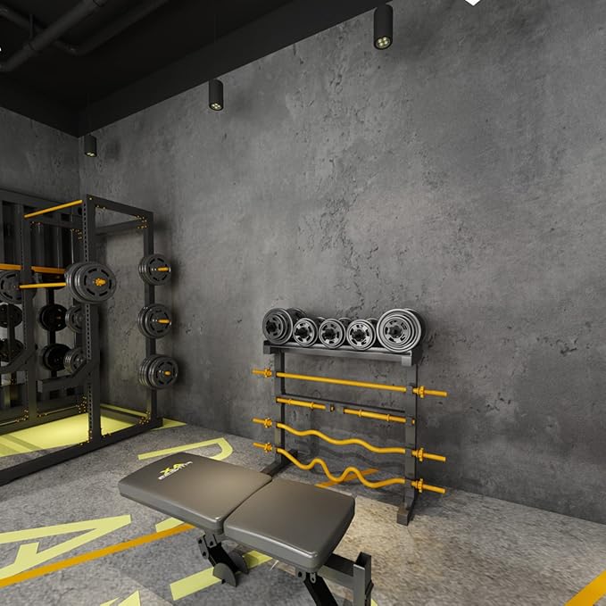 31"×1181" Extra Wide Big Thick Darker Grey Black Concrete Wallpaper Peel and Stick Removable Matte Textured 3d Dark Gray Concrete Cement Contact Paper for Store Coffee Room Gym Bedroom Bathroom