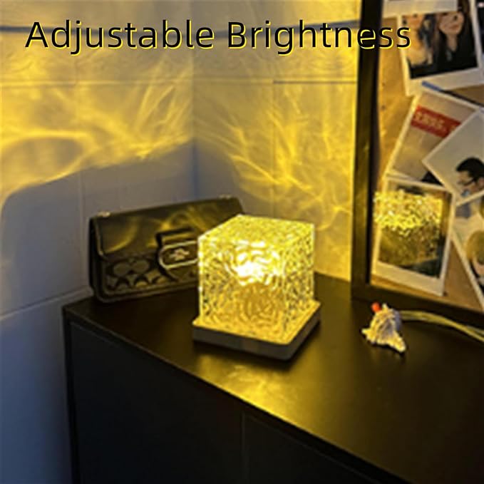 Aurora Dreamscape Projector, 3D Ripple Romantic Ambient Lighting, Aurora Projector for Bedroom, 16 Colors Rechargeable Aurora Light Projector (16 Colors, Rechargeable Version)