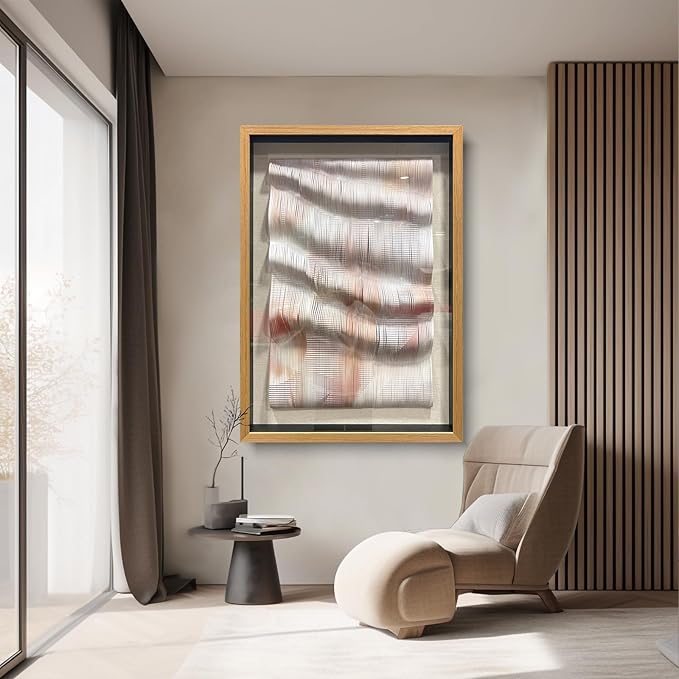 LIUZEYUE - Hand crafted Paper Artwork 3D Wall Art living room wall decor modern 27.6"x39.4"