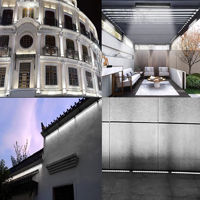 36W LED Wall Washer Lights, 6000K Daylight White Linear Flood Light, 3.2ft/40 120V LED Light Bar, IP65 Waterproof Outdoor LED Wall Washer Lights for Landscape, Church, Ads, Yard, Garden