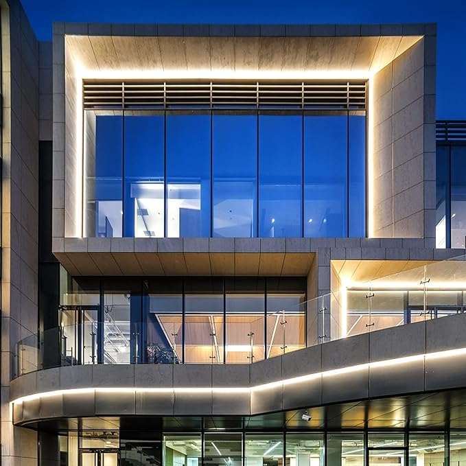 JSN&PC LED Wall Washer Light 36W IP65 Waterproof Black Housing Outdoor Light for Advertising Boards, Billboard,Building Commercial Lighting (White 5000-5500K)