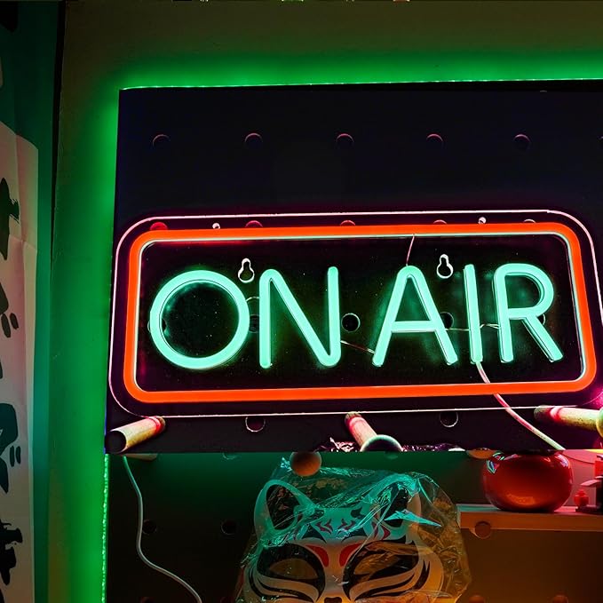 On Air Led Neon Sign，Neon Signs for Gaming Room Wall Decor，High Brightness 5V Neon Lights for Room Bar Pub Store Club Garage