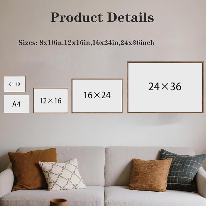 KISSFOX Vintage Framed Wall Art Decor Modern Farmhouse Spring Landscape Pictures Paintings Wall Decor Rustic Wildflower Canvas Art Prints Nature Countryside Artwork For Bedroom Kitchen Living Room