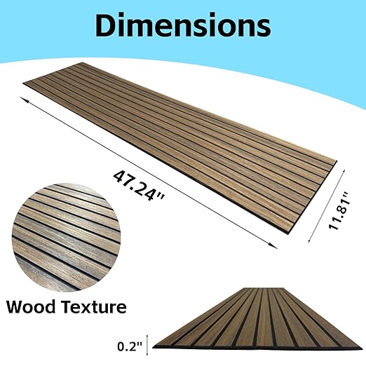 Modern Wood Slat Wall Panels, Peel and Stick, Decorative Wall Covering, Natural Wood Finish (Dark Walnut)
