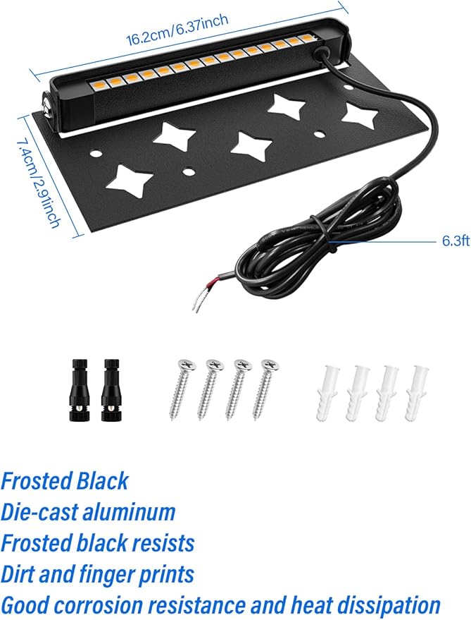 5W Retaining Wall Lights 7 inch LED Hardscape Lighting Low Voltage Landscape Paver Lights 12V 24V Step Lights Outdoor IP66 Waterproof 3000K Soft White Stair Deck Lighting(2 Pack+Connectors)