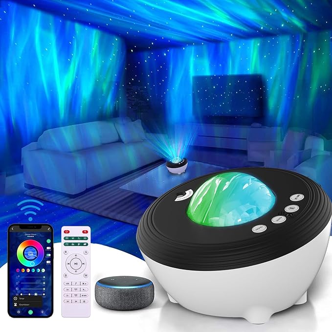 Christmas Gifts for Teens Aurora Projector, Northern Lights Projector Gifts for Teen Boys Teenage Girls, Remote Galaxy Lights for Bedroom Night Light for Kids