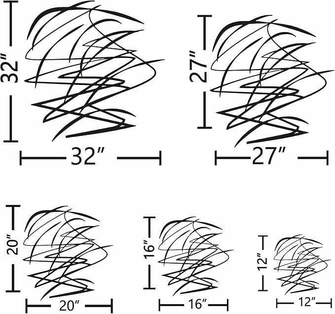 Abstract Metal Wall Art, Geometric Modern Decor, Minimalist Wall Artwork, Luxury Style Sculpture, Creative Gallery Decorations, Decor for Living Room, Entryway, Bedroom, Black Large Elegant Sculpture