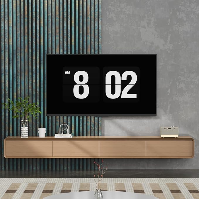 Acoustic Wood Slat Wall Panels - Antique Teal Rust Soundproof Paneling for Interior Wall Decor, Modern Design, 94" x 12", 4-Pack