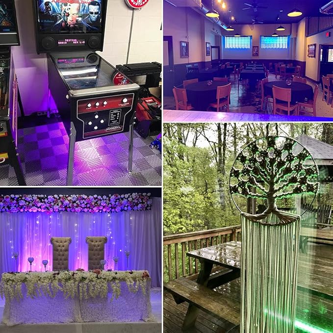 New Upgraded Wall Washer LED Lights 3.2ft/40 Linkable 108W RGBW Color Changing Wash Lights with RF Remote & Switch Control, 120V, 10x60° Beam Angle, Dimmable &Timing&11 Modes LED Light Bar