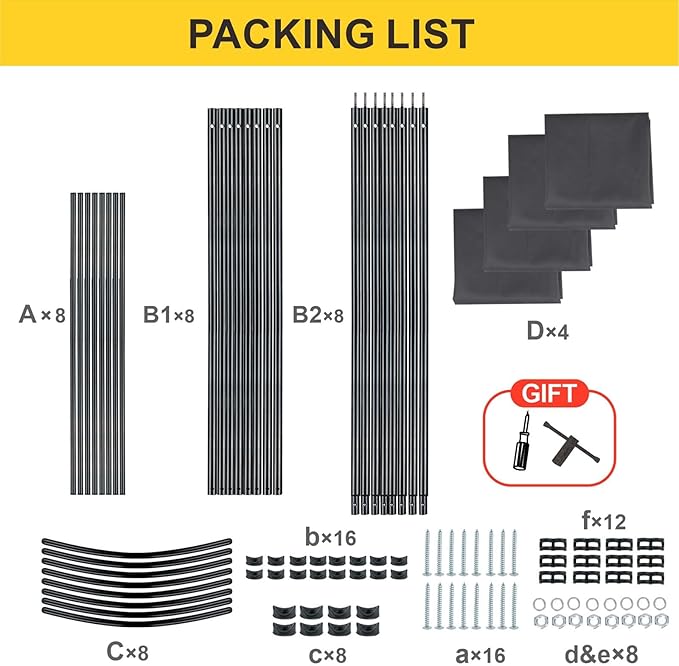 MAYOLIAH 4 Panel Privacy Screen Room Dividers 6FT Tall Portable Office Wall Divider for Rooms Separator 136" x20"x71", Grey