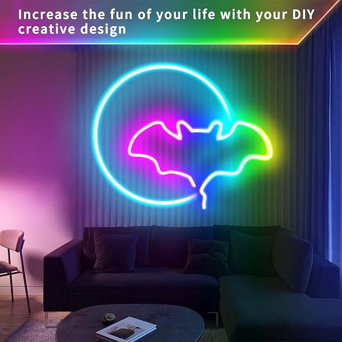 66ft Waterproof LED Strip Lights with Remote,Color Changing Music Sync App Control LED Lights for Bedroom, Living Room, Dorms, Room Décor