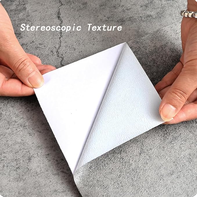 BAYYA Cement Grey Contact Paper Concrete Peel and Stick Wallpaper Industrial Style Self Adhesive Paper Waterproof Removable Decorative Paper Vinyl Film Furniture Stickers for Bathroom Kitchen Cabinets