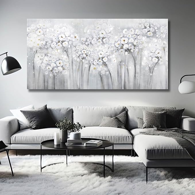 Artexist Wall Decor for Living Room Landscape Artwork Blossom Oil Paintings for Bedroom Kitchen Office Home Decorations 29"x58"