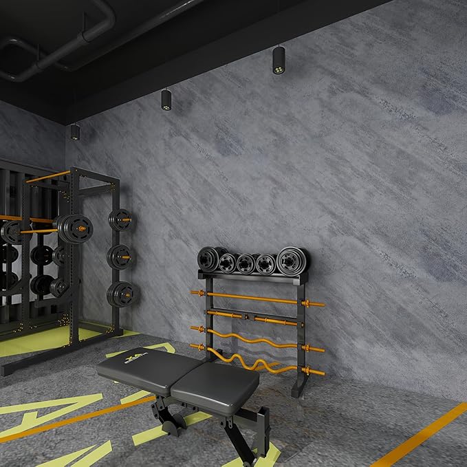 16"×354" Faux 3D Grey Concrete Wallpaper Peel and Stick Thick Gray Concrete Contact Paper Matte Textured Removable Cement Wallpaper Stickers for Bedroom Bathroom Basement Gym Walls