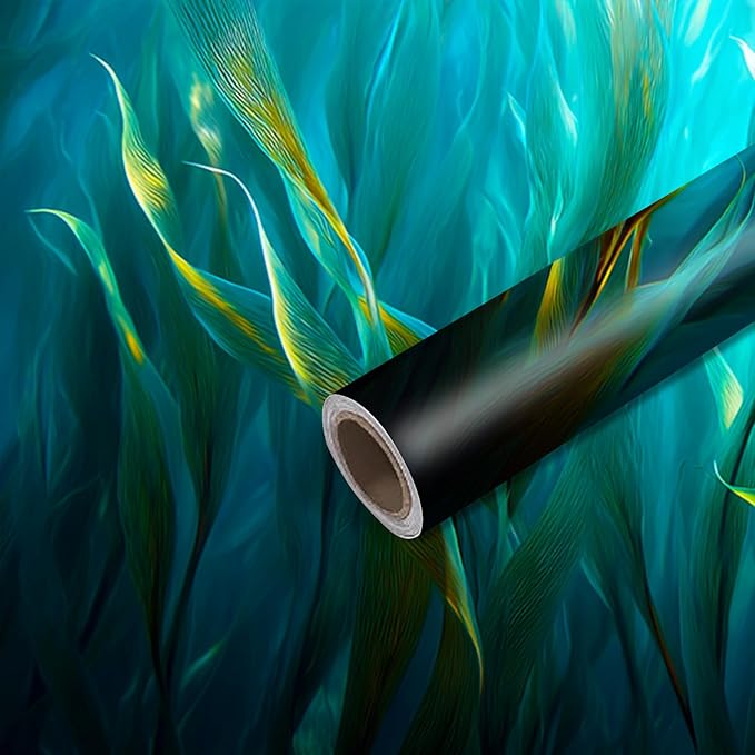 Nuxovilar Teal Crystal Gemstone Textured Peel and Stick Wallpaper, 15.75"x39.37", Self-Adhesive Contact Paper, Artistic Stone-Like Design for Bedroom, Living Room and Table Decor