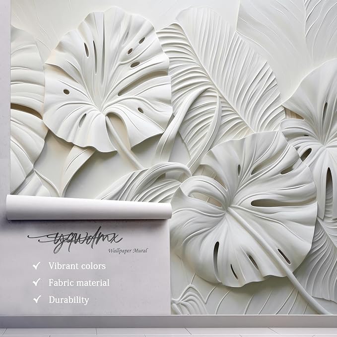 -3D Plant Living Room Wallpaper XT22 M 140" x 91"