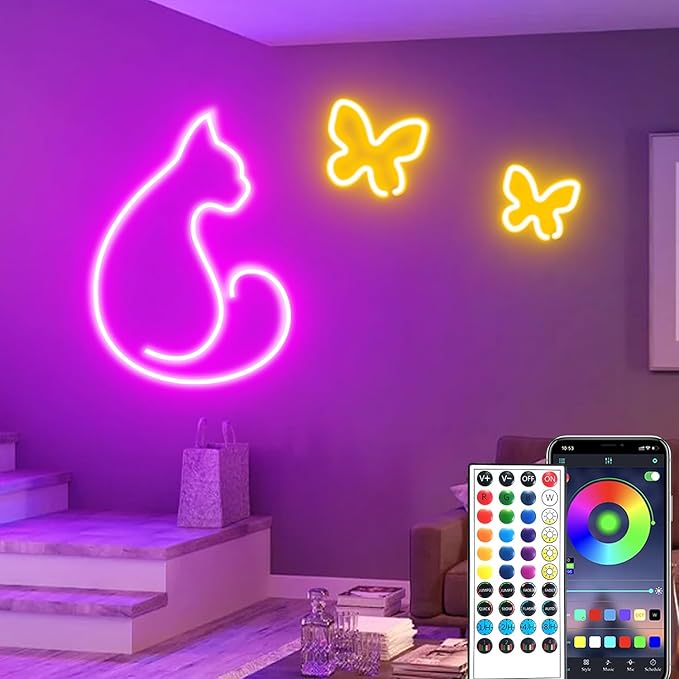 32.8FT Neon Rope Light,Flexible Led Rope Light Control with App/Remote,Multiple Modes Rope Lights,IP65 Outdoor RGB Led Neon Lights Waterproof,Music Sync Gaming Led Neon Light Strip for Bedroom