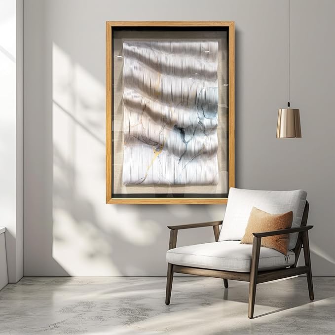 LIUZEYUE - Hand crafted Paper Artwork 3D Wall Art living room wall decor modern 27.6"x39.4"