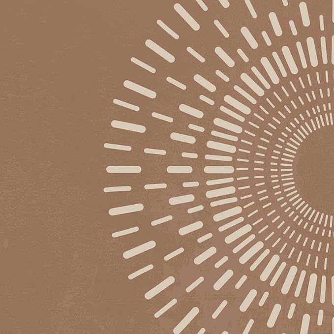 6 Piece Framed Boho Neutral Wall Art Set, Modern Abstract Geometric Canvas Painting Prints, Brown Black and Beige Minimalist Picture Artworks for Living Room Dining Room Bedroom 11x14 Inch