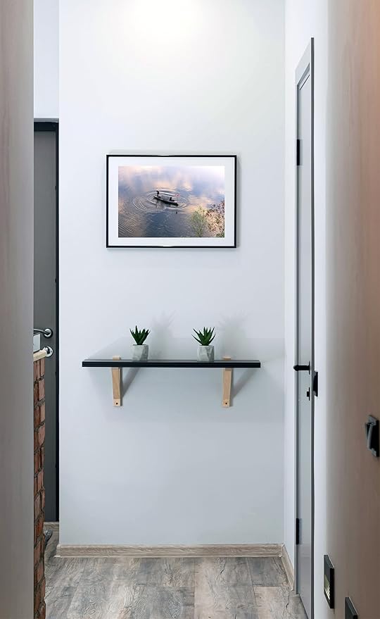 Oriental Beauty: Stunning Feng Shui Landscape Wall Art Prints for Home Decor in 3 Sizes (Silent Waters: Traditional Boatman at Dawn, 20" x 30")