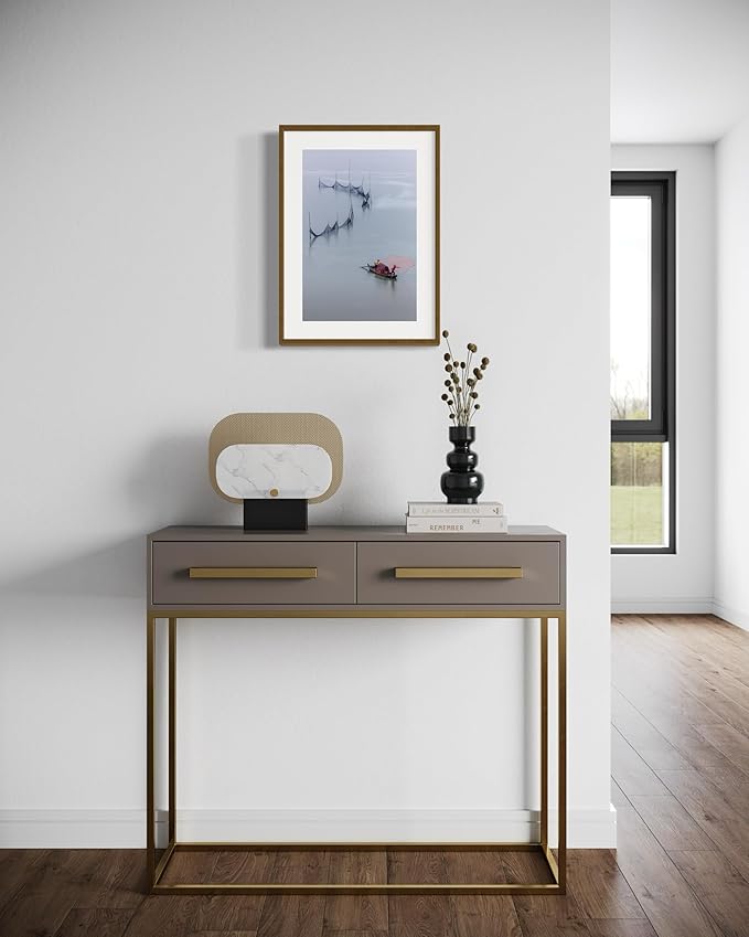 Oriental Beauty: Stunning Feng Shui Landscape Wall Art Vertical Prints for Home Decor in 3 Sizes (Tranquil Waters and Fising Scene, 12" x 18", Oriental Beauty)