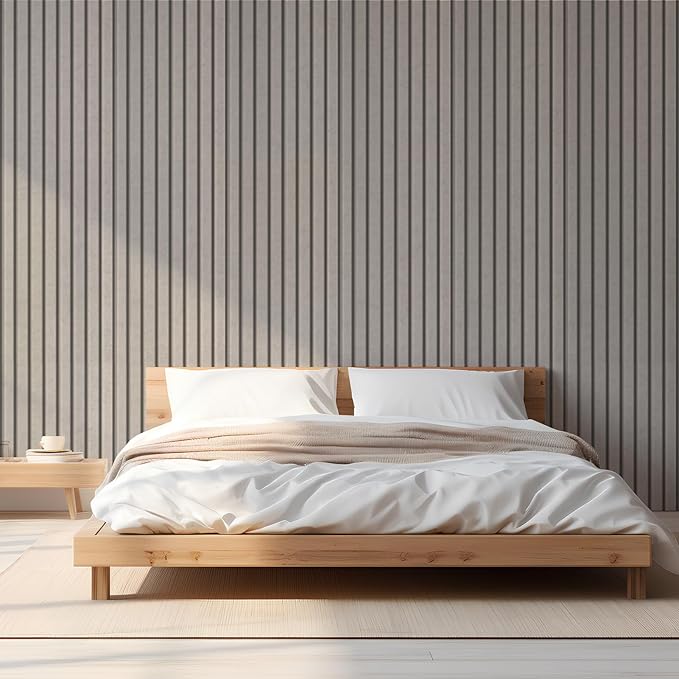 Art3dwallpanels 10 Pack Acoustic Panels, 48" X 12" X 0.35" Soundproof Wall Panels, Self Adhesive High Density Sound Absorbing Acoustic Treatment for Recording Studio, Office, Light Camel