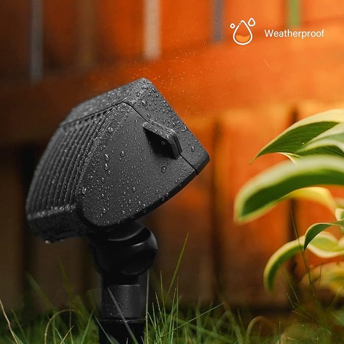 VENUS MANUFACTURING 8 Pack Low Voltage Wall Wash Lights 12V LED Landscape Lighting 18 Watt 600 Lumen Flag Light 2700K Warm White Metal Outdoor Spotlight Black Trees Light for Garden & Yard