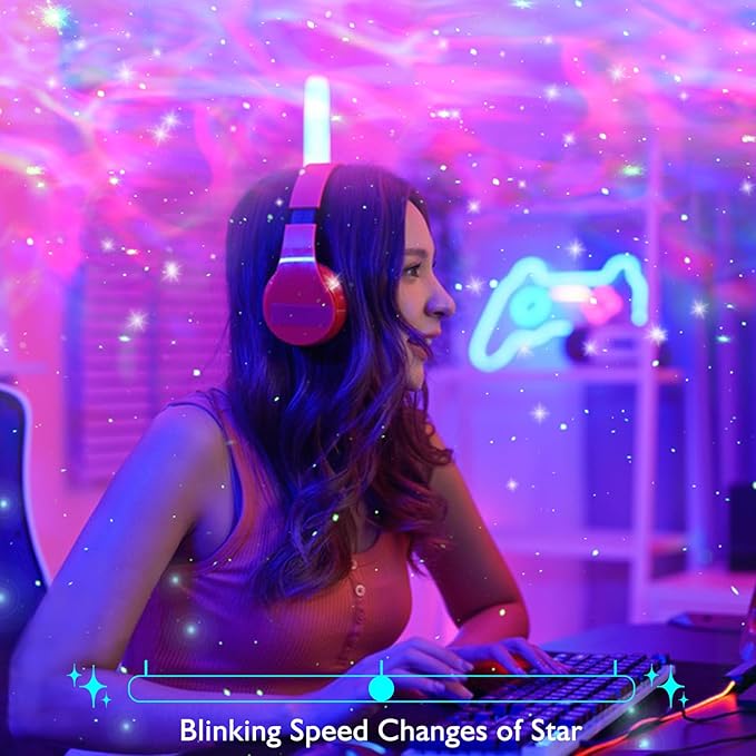 Astronaut Galaxy Projector, Star Projector, Astronaut Light Projector with 8 Colors LED Nebula, Starry Night Light Projector with Remote, Kids Room Decor, Gifts for Kids, Friends, Birthday Game Party