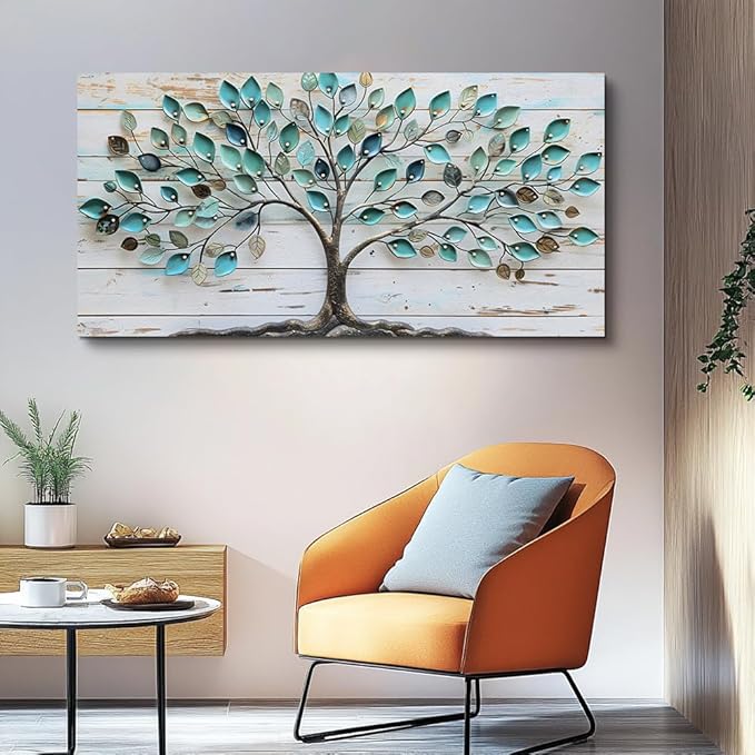 MHARTK66 30 X 60 Wall Art For Living Room Abstract Wall Decor For Bedroom Large Wall Art Canvas Prints Tree Landscape Picture Framed Artwork For Walls Office Paintings Modern Decorations For Home