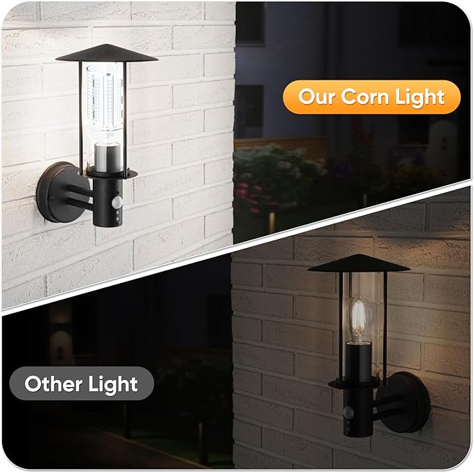 2 Pack 240W Corn LED Light Bulb Fanless,5000K Daylight(2400 Watt Equivalent) E26/E39 Large Mogul Base LED Cob Lamp 34,800LM for Outdoor Indoor Garage Warehouse Factory Workshop Street Backyard