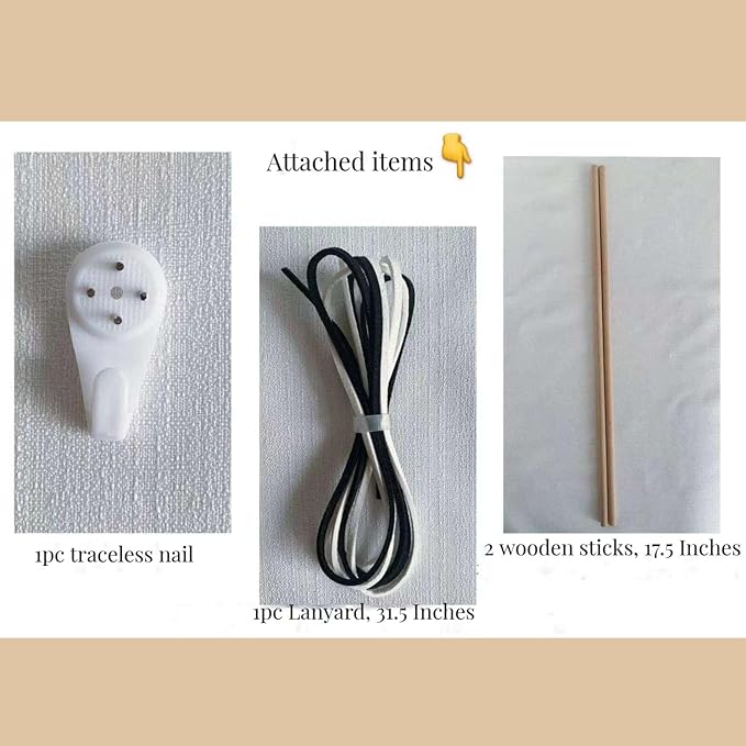 Japanese Tapestry Wall Art Good Fortune Feng Shui Lucky Symbols W15.7xH47.2", Extra Long Vertical Hanging Decor for Bedroom, Livingroom, Office Washable Fabric Zen Design (Vertical wave) CTT-12