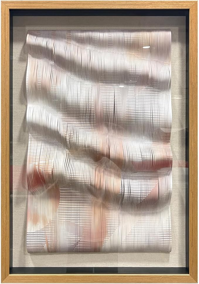 LIUZEYUE - Hand crafted Paper Artwork 3D Wall Art living room wall decor modern 39.4"x59"