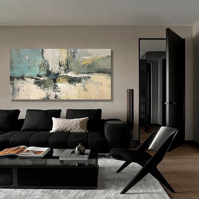 Belmrxne Colorful Abstract Wall Art Modern Pop Wall Decor Aesthetic Posters Artwork for Living Room Bedroom Dining Room Office Home Decor 24x48 Inch