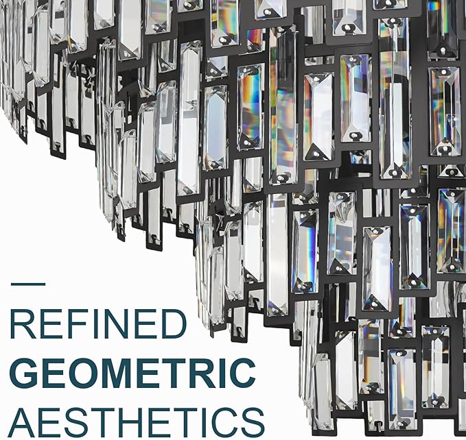 Large Chandeliers for High Ceilings Modern Farmhouse Antique Black Chandelier Light Fixture for Foyer Entryway Living Room Big Lighting Chandelier Hanging Round 39’’