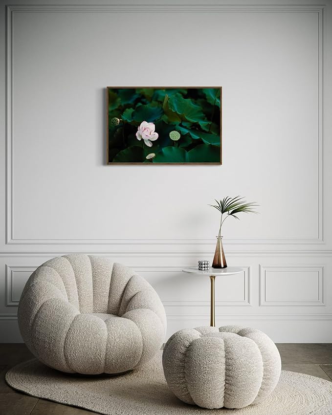 Oriental Beauty: Stunning Feng Shui Landscape Wall Art Prints for Home Decor in 3 Sizes (Serenity of a Lotus Blossom, 20" x 30")