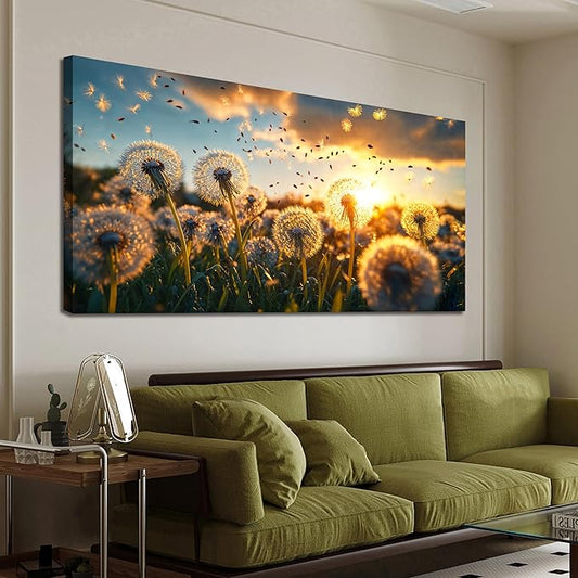 Canvas Wall Art Decor Floral Aesthetics Canvas Wall Art Pictures For Living Room Wall Paintings Artwork For Walls White Modern Wall Art Canvas Prints Artwork For Bedroom Office Wall Decor 20 × 40 Inch