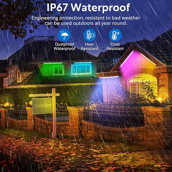 RGB Wall Washer Light Bar, 72W RGB Color Changing Landscape Wall Wash Lights, 47.2 Inch 120V Dimmable Stage RGB LED Light Bar for Hotel,Building,Christmas Garden Lighting