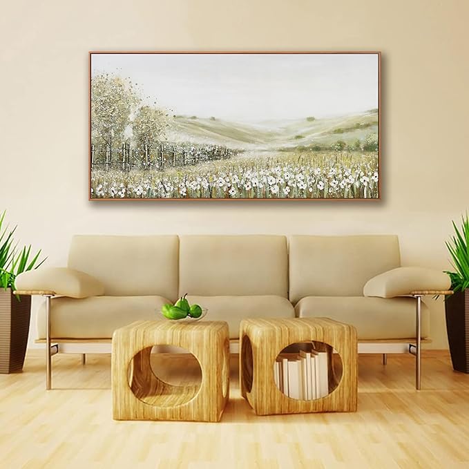 Canvas Wall Art Decor Home Decor Wall Art Prints Natural Modern Framed Landscape Wall Decorations Mountain Wilderness Artwork for Living Room Wall Bedroom Kitchen Office Decor 20"×40"