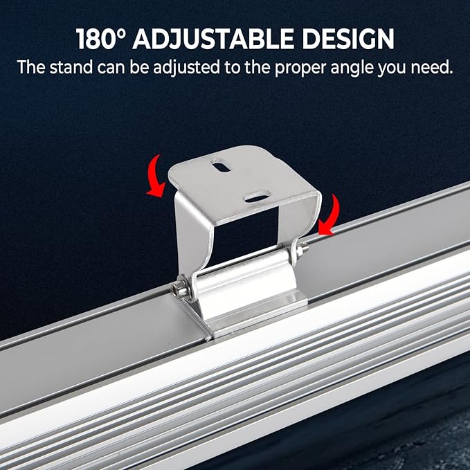 LED Wall Washer Lights 48W,3000K Warm White Linear Light Bar,Waterproof IP65 with US Plug Stage Light for Outdoor/Indoor Lighting Projects,Billboard,Warehouse,Hotel