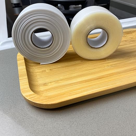 Caulk Tape Self Adhesive,Caulking Tape for Bathroom Sealant Strip Caulk Strip,Waterproof Caulking Sealing Tape for Bathroom, Toilet, Kitchen Countertop,Bathroom,Toilet (Clear-1.5IN-10.5FT-A)