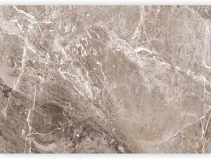 artgeist Wall Mural Abstract 197x138 in - XXL Non-Woven Wallpaper Fleece Wall Decor Photo Print Picture Image Design Marble Beige Stone Wall f-B-10028-a-a