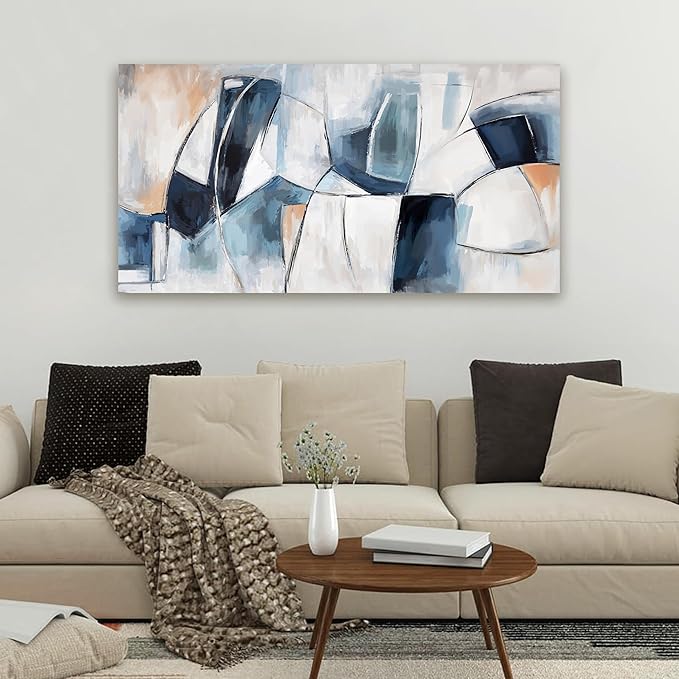 Canvas Wall Art Decor Abstract Wall Art for Living Room Abstract Canvas Art Wall Decor Wall Art Pictures Modern Colorful Wall Art Prints Artwork for Walls Bedroom Office Home Decor 20" X 40"