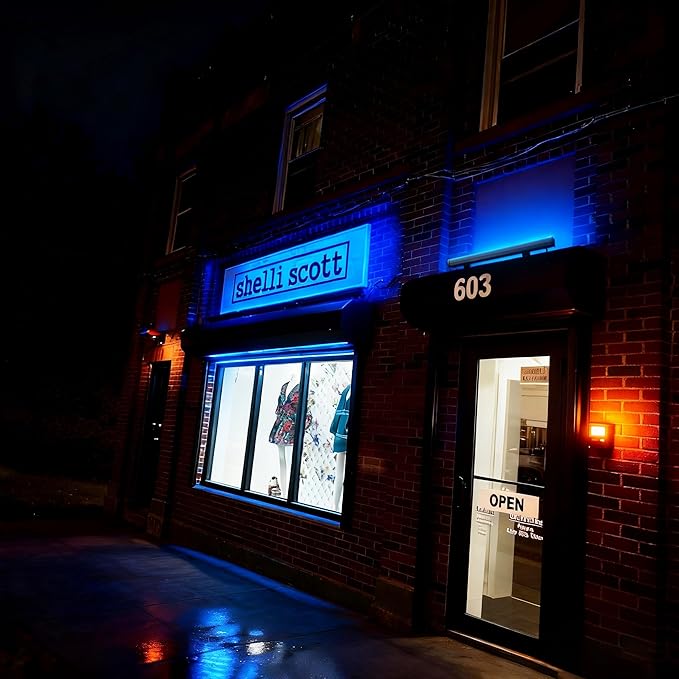 168W Smart LED Wall Washer Light, RGBCW CCT LED Light Bar with Group and Individual Control, Timing, Music Sync Modes, 120V Waterproof Linear Flood Lights for Outdoor & Indoor Lighting Projects