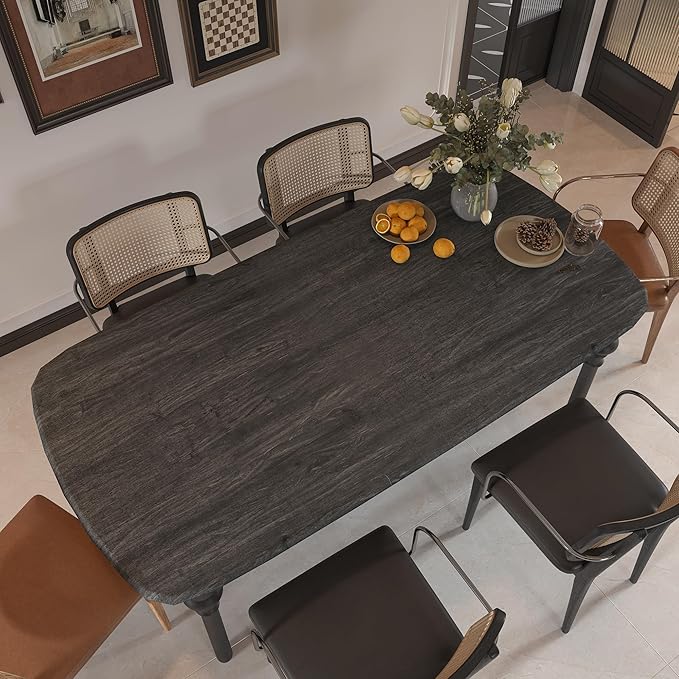 15.7"x354" Dark Brown Wallpaper Peel and Stick Wood Contact Paper Waterproof Removable Rustic Wood Vinyl Wrap for Countertops Kitchen Cabinets Bathroom Farmhouse Furniture Thicken Wood Laminate Sheets