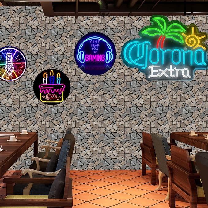 10 Pack 3D Wallpaper Peel and Stick,3D Self-Adhesive Wall Panel,Waterproof Self Adhesive Decorative Wall Panelsfor Interior Wall Decor,Living Room,TV Background,Study Room.