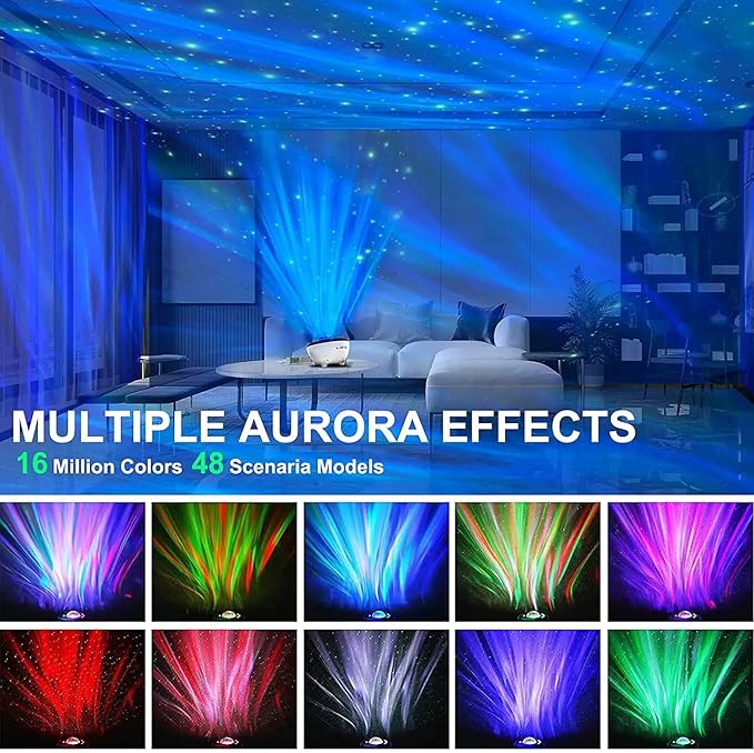 Christmas Gifts for Teens Aurora Projector, Northern Lights Projector Gifts for Teen Boys Teenage Girls, Remote Galaxy Lights for Bedroom Night Light for Kids
