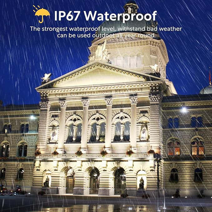 Outdoor Wall Washer Lights 2 Pack,36W 5000K Daylight White Wall Washer Lighting,2FT 120V LED Linear Wall Wash Light Bar for Garden,Backyards,Building,Courtyards Lighting