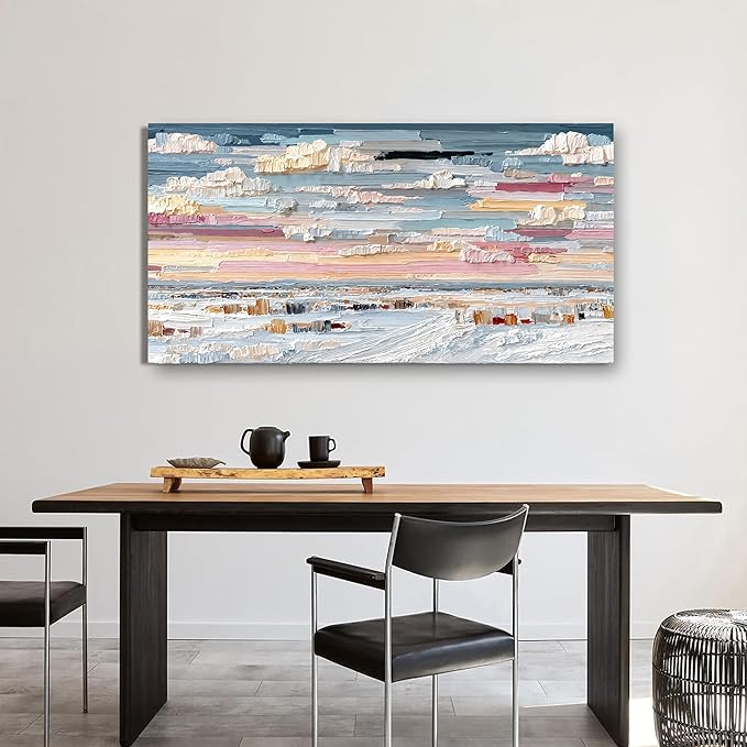 Abstract Canvas Art Wall Decor Wall Pictures For Living Room Canvas Wall Art Decor Colorful Abstract Wall Art Prints Modern Landscape Wall Art Decor Art Work for Walls Bedroom Office Decor 20" X 40"