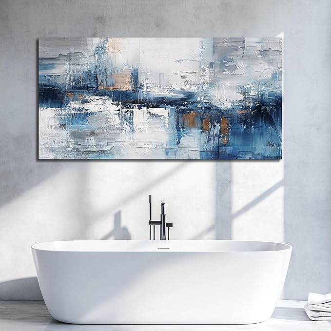 KELIYUAN Canvas Wall Art For Living Room Framed Wall Decor For Bedroom Office Decorations Minimalism Abstract Wall Paintings Inspiration Pictures Artwork Modern Room Home Decor Mural 20 x40 in